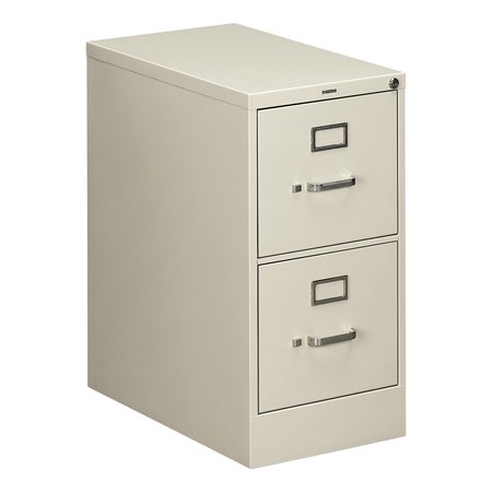 Hon 15" W 2 Drawer File Cabinet, Light Gray, Letter H512.P.Q